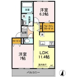 クレアレセントの物件間取画像